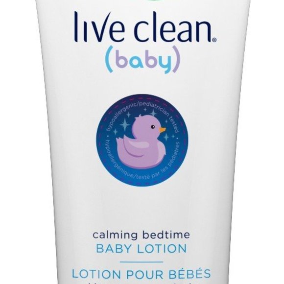 Live Clean Baby Lotion Calming Bedtime Lotion -2 bottles - Picture 1 of 4